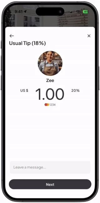 Blend App — custom messages and reward tracking.
